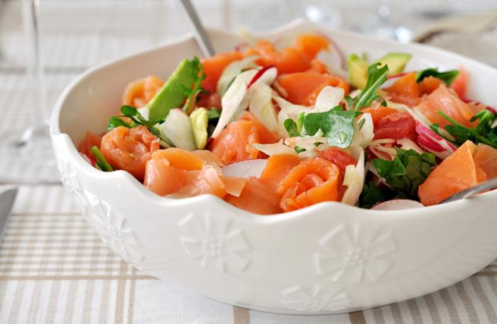 Grapefruit in salad