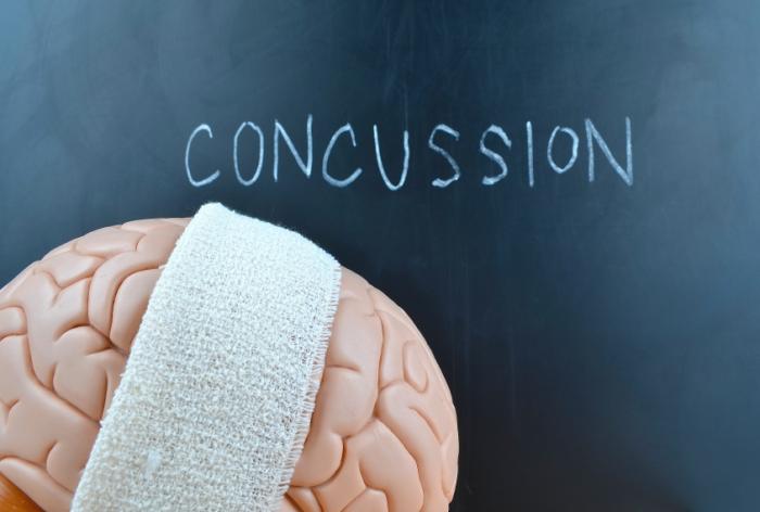 brain concussion illustration